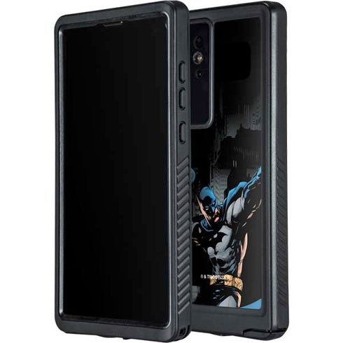 DC Comics Batman Throwing Batarang Jim Lee Art Galaxy S24 Ultra Waterproof Case