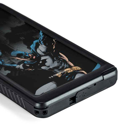 DC Comics Batman Throwing Batarang Jim Lee Art Galaxy S24 Ultra Waterproof Case