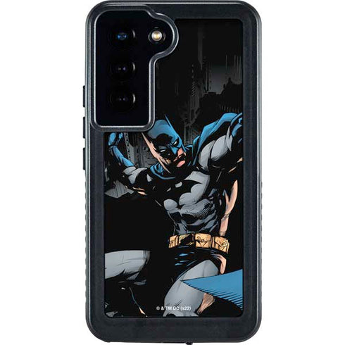 DC Comics Batman Throwing Batarang Jim Lee Art Galaxy S24 Waterproof Case