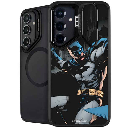 DC Comics Batman Throwing Batarang Jim Lee Art Galaxy S26 Plus Kickstand Case