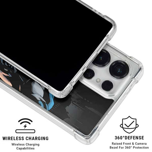 DC Comics Batman Throwing Batarang Jim Lee Art Galaxy S26 Ultra Clear Case