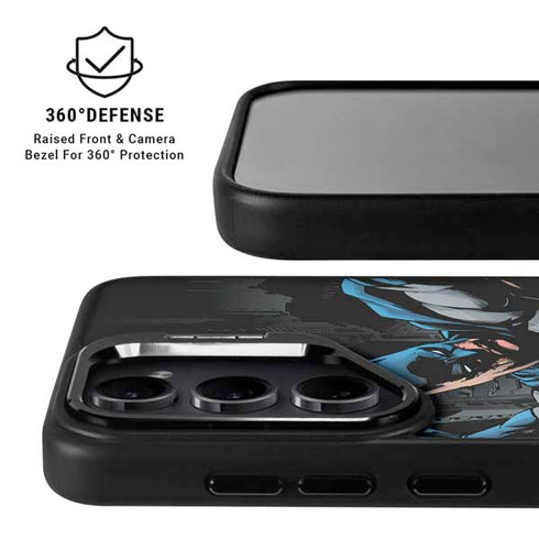 DC Comics Batman Throwing Batarang Jim Lee Art Galaxy S26 Ultra Kickstand Case