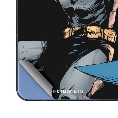 DC Comics Batman Throwing Batarang Jim Lee Art Galaxy Z Fold5 5G Skin