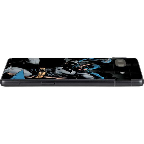 DC Comics Batman Throwing Batarang Jim Lee Art Google Pixel 7a Skin
