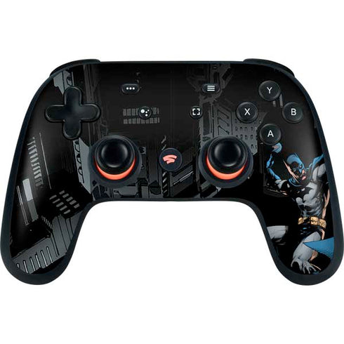DC Comics Batman Throwing Batarang Jim Lee Art Google Stadia Controller Skin