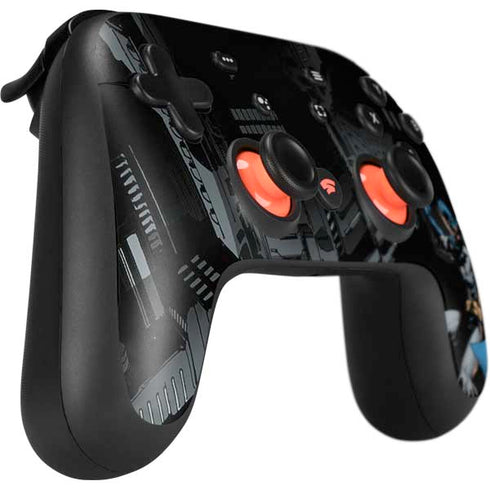 DC Comics Batman Throwing Batarang Jim Lee Art Google Stadia Controller Skin