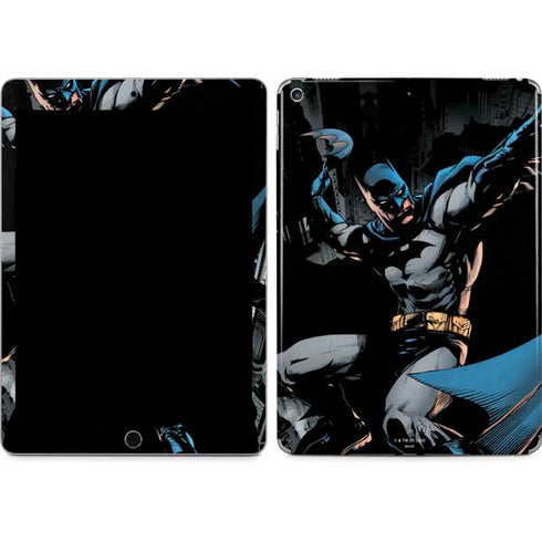 DC Comics Batman Throwing Batarang Jim Lee Art iPad Skins