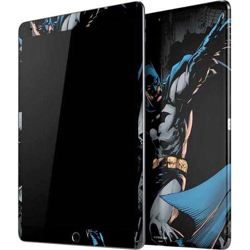 DC Comics Batman Throwing Batarang Jim Lee Art iPad Skins