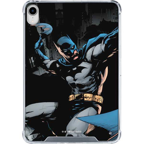 DC Comics Batman Throwing Batarang Jim Lee Art iPad 11th Gen (2025) Clear Case