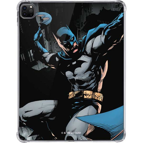 DC Comics Batman Throwing Batarang Jim Lee Art iPad Pro 11in (2024) Clear Case