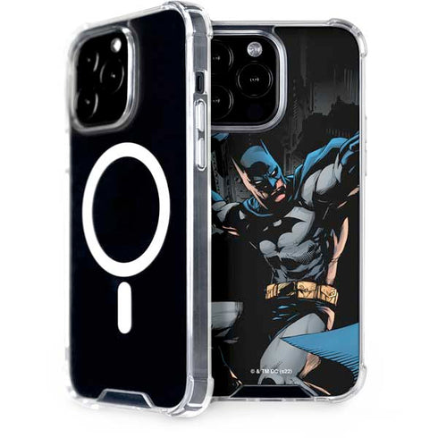 DC Comics Batman Throwing Batarang Jim Lee Art iPhone Cases
