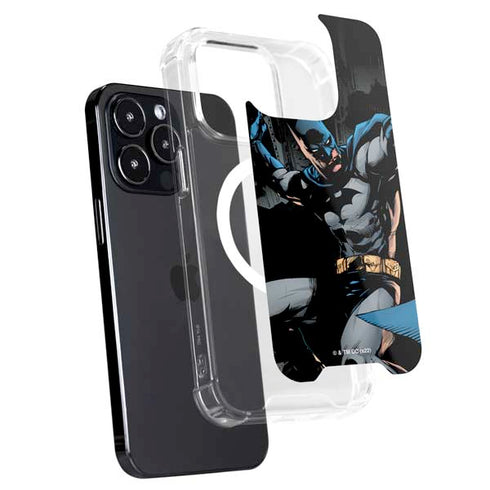 DC Comics Batman Throwing Batarang Jim Lee Art iPhone 16 Pro MagSafe Case