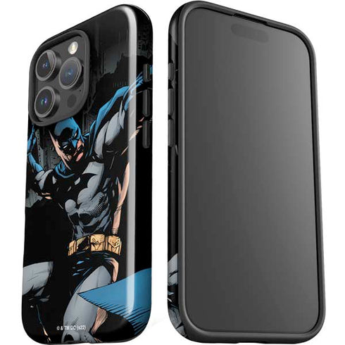 DC Comics Batman Throwing Batarang Jim Lee Art iPhone 16 Pro Max Impact Case