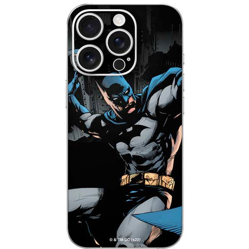 DC Comics Batman Throwing Batarang Jim Lee Art iPhone 16 Pro Skin