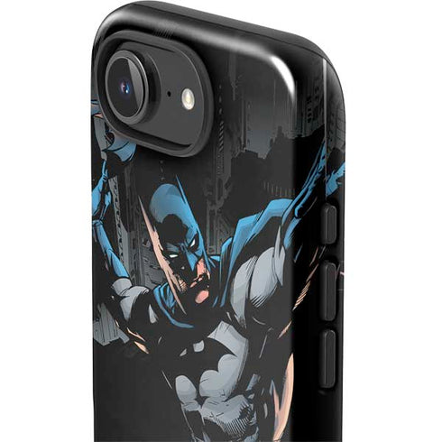 DC Comics Batman Throwing Batarang Jim Lee Art iPhone 16e Impact Case