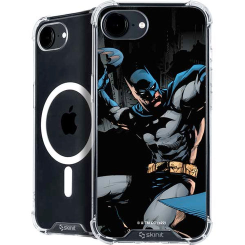 DC Comics Batman Throwing Batarang Jim Lee Art iPhone 16e MagSafe Case