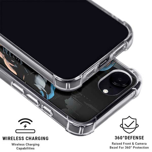 DC Comics Batman Throwing Batarang Jim Lee Art iPhone 16e MagSafe Case