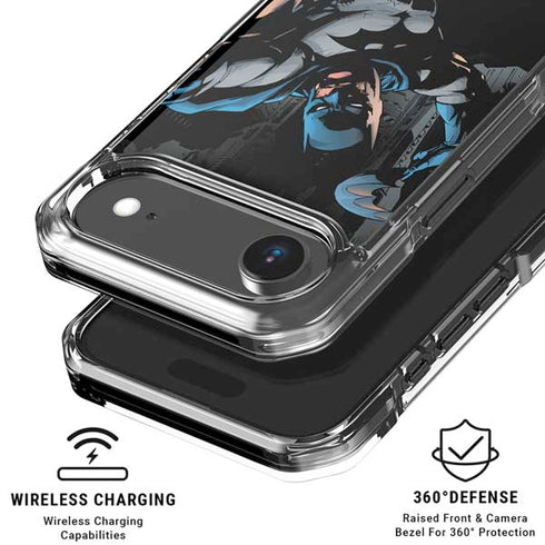 DC Comics Batman Throwing Batarang Jim Lee Art iPhone 17 Air Clear Case