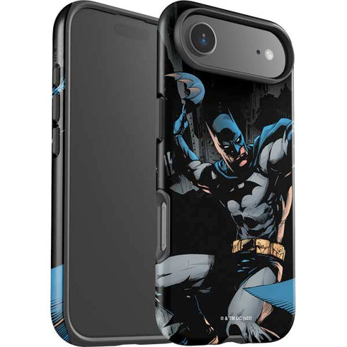 DC Comics Batman Throwing Batarang Jim Lee Art iPhone 17 Air Impact Case