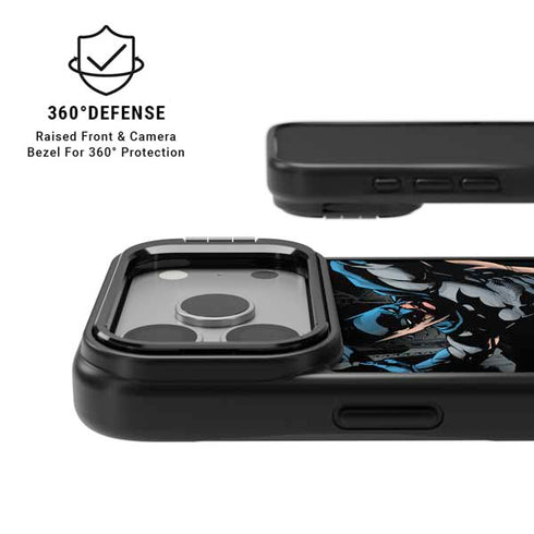 DC Comics Batman Throwing Batarang Jim Lee Art iPhone 17 Pro Kickstand Case