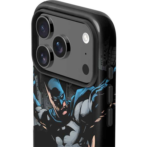 DC Comics Batman Throwing Batarang Jim Lee Art iPhone 17 Pro Max Impact Case