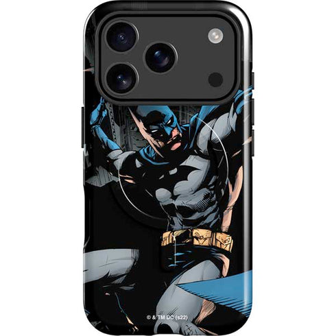 DC Comics Batman Throwing Batarang Jim Lee Art iPhone 17 Pro Max Magsafe Impact Case