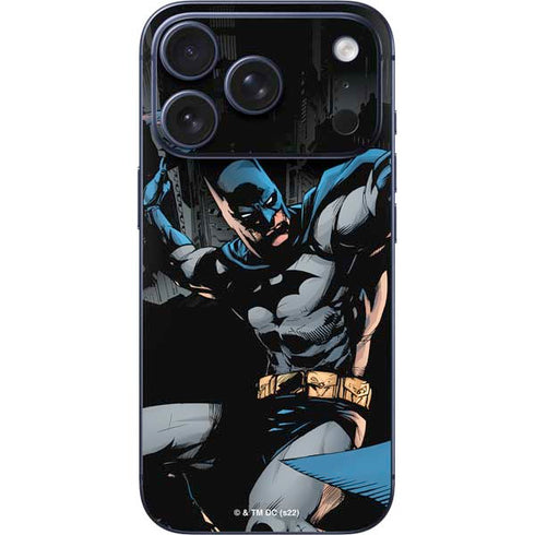 DC Comics Batman Throwing Batarang Jim Lee Art iPhone 17 Pro Max Skin