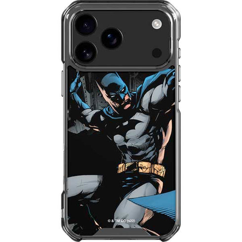 DC Comics Batman Throwing Batarang Jim Lee Art iPhone 18 Pro Max Clear Case