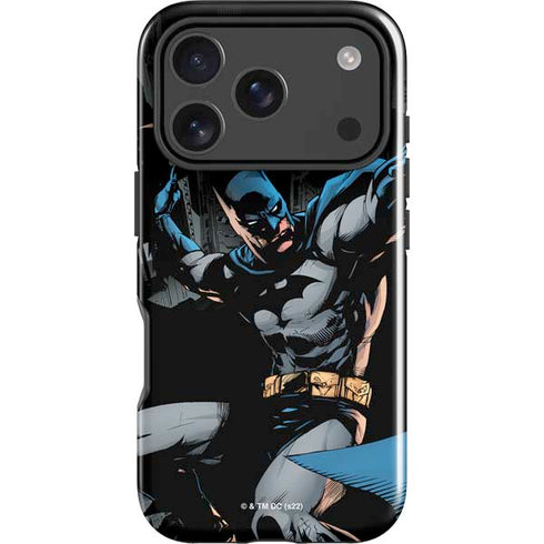 DC Comics Batman Throwing Batarang Jim Lee Art iPhone 18 Pro Max Impact Case