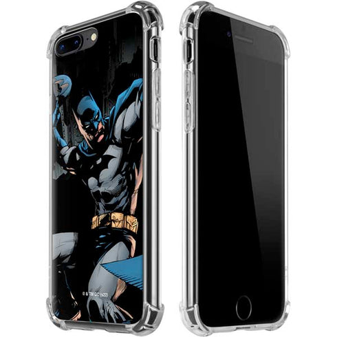 DC Comics Batman Throwing Batarang Jim Lee Art iPhone Cases