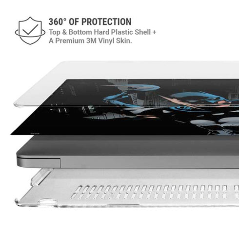 DC Comics Batman Throwing Batarang Jim Lee Art MacBook Pro 14in (2021-24) Case plus Skin