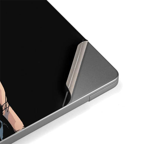 DC Comics Batman Throwing Batarang Jim Lee Art Apple MacBook Pro 14-inch Skin
