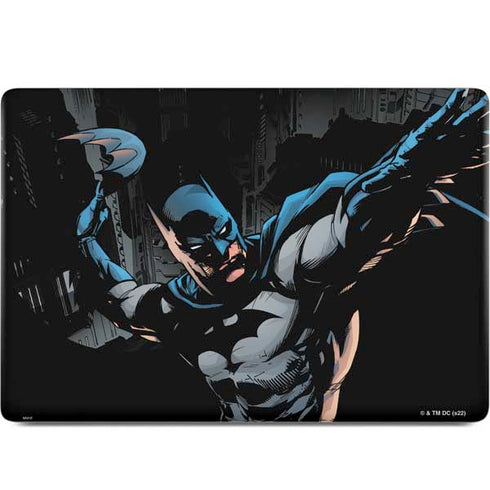 DC Comics Batman Throwing Batarang Jim Lee Art MacBook Skins