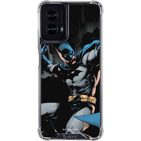 DC Comics Batman Throwing Batarang Jim Lee Art Moto G Power 5G (2024) Clear Case