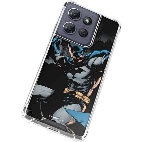 DC Comics Batman Throwing Batarang Jim Lee Art Moto G Power 5G (2025) Clear Case