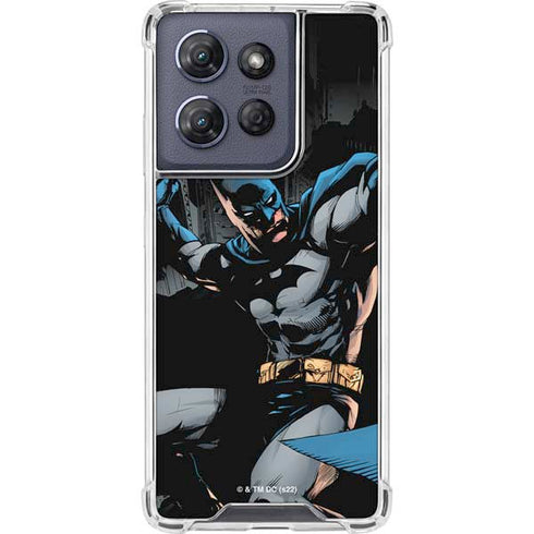 DC Comics Batman Throwing Batarang Jim Lee Art Moto G Stylus 5G (2025) Clear Case