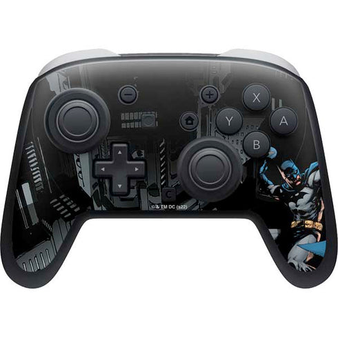 DC Comics Batman Throwing Batarang Jim Lee Art Nintendo Switch 2 (2025) Pro Controller Skin