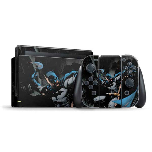 DC Comics Batman Throwing Batarang Jim Lee Art Nintendo Skins
