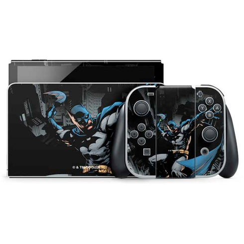 DC Comics Batman Throwing Batarang Jim Lee Art Nintendo Skins