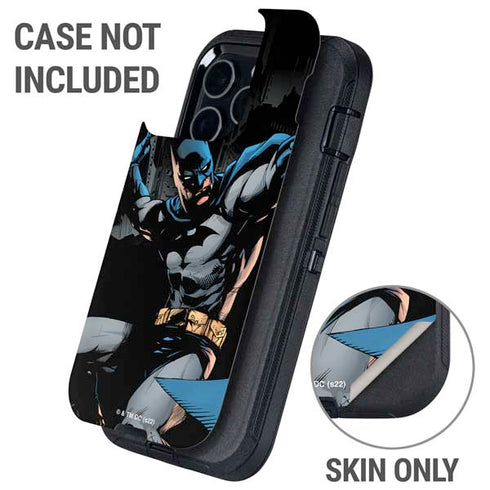 DC Comics Batman Throwing Batarang Jim Lee Art Otterbox Defender iPhone Skin