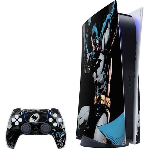 DC Comics Batman Throwing Batarang Jim Lee Art PlayStation PS5 Skins