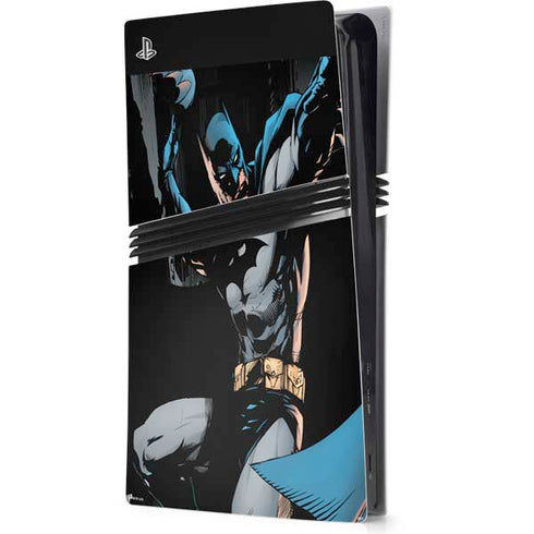 DC Comics Batman Throwing Batarang Jim Lee Art PS5 Pro Console Skin