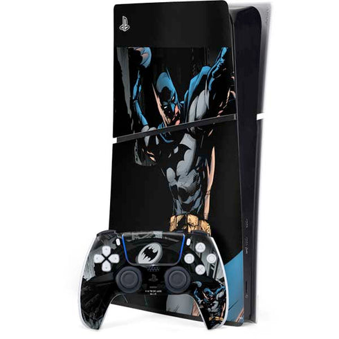 DC Comics Batman Throwing Batarang Jim Lee Art PlayStation PS5 Skins