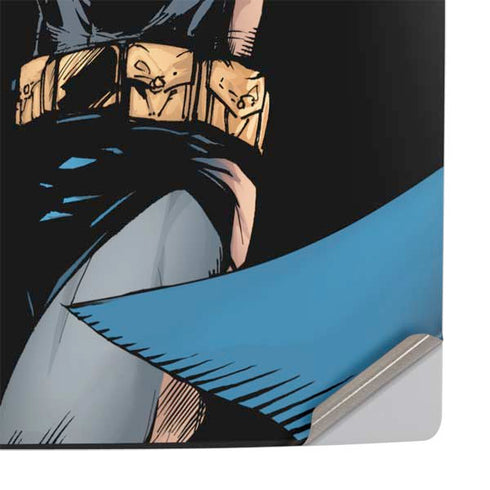 DC Comics Batman Throwing Batarang Jim Lee Art PS5 Slim Digital Edition Console Skin