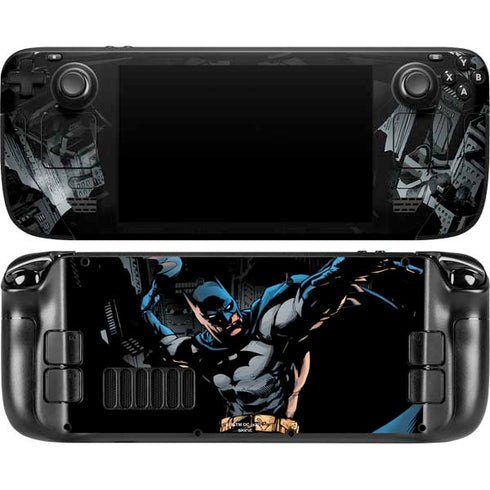 DC Comics Batman Throwing Batarang Jim Lee Art Steam Deck Handheld Gaming Computer OLED Skin