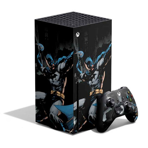 DC Comics Batman Throwing Batarang Jim Lee Art Xbox Series X Skins