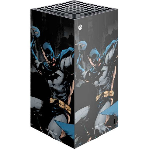 DC Comics Batman Throwing Batarang Jim Lee Art XBox Series X Digital Edition Console Skin