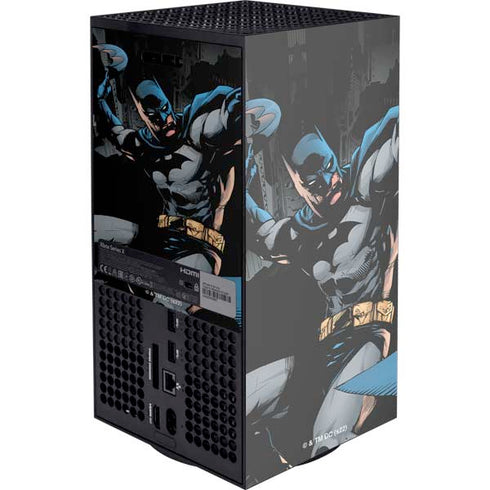 DC Comics Batman Throwing Batarang Jim Lee Art XBox Series X Digital Edition Console Skin