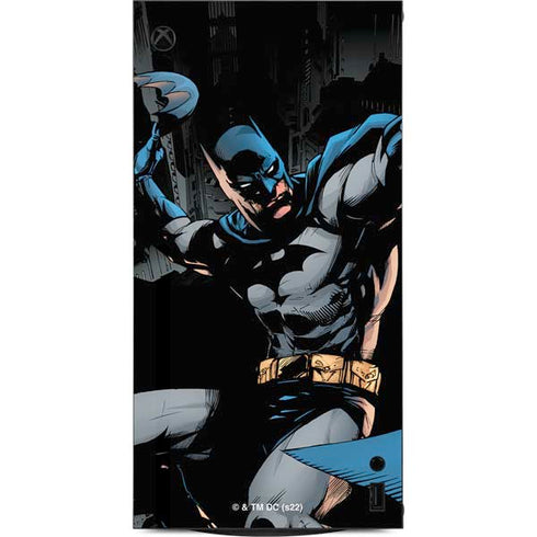 DC Comics Batman Throwing Batarang Jim Lee Art XBox Series X Digital Edition Console Skin
