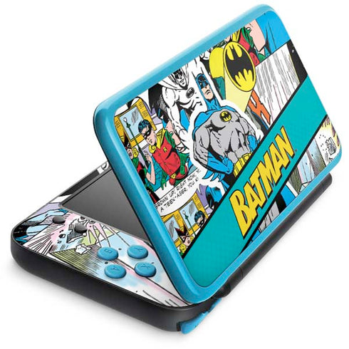 DC Comics Batman Vintage Pose Collage Art Nintendo Skins